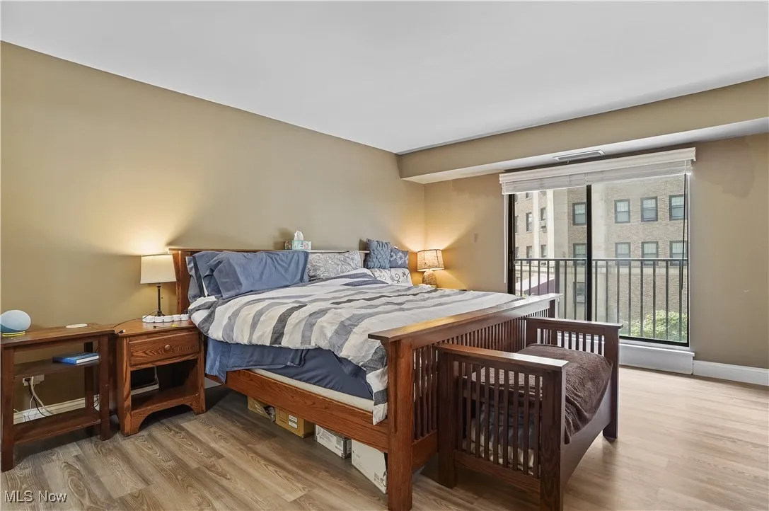 primary Bedroom with second private balcony and ensuite full bath