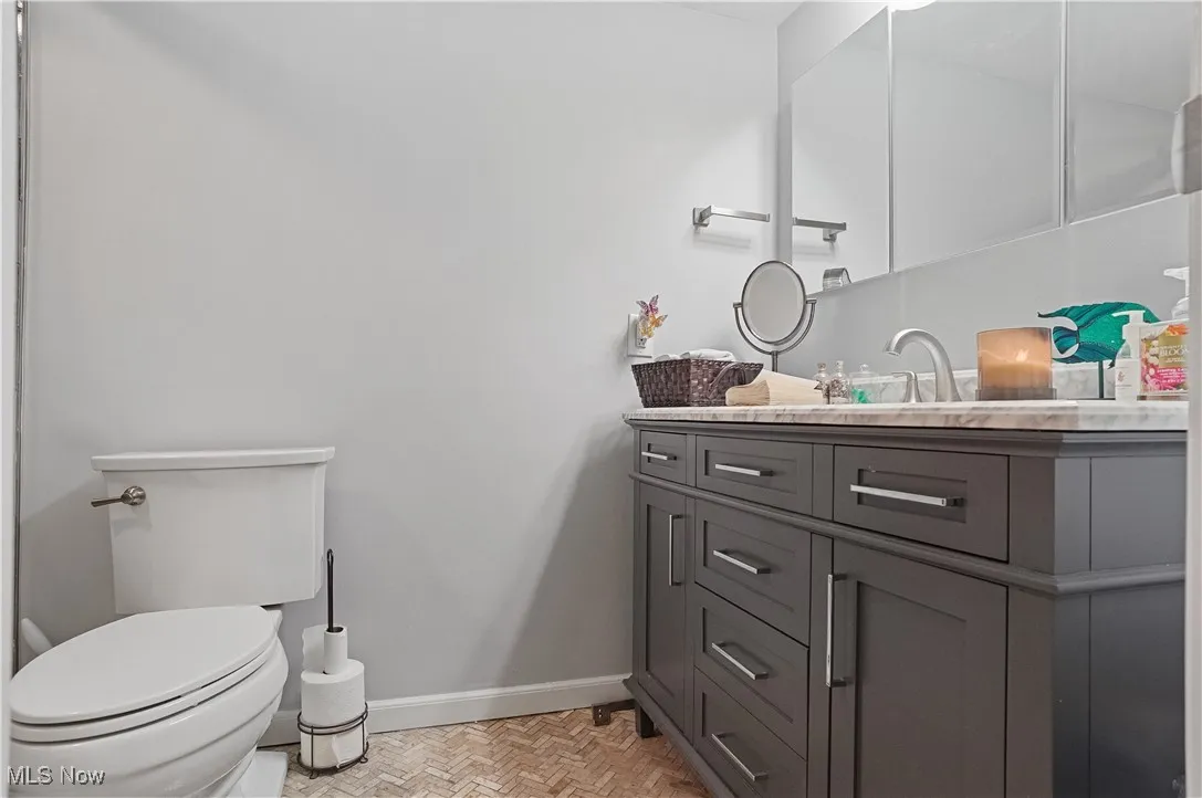 updated hall bath