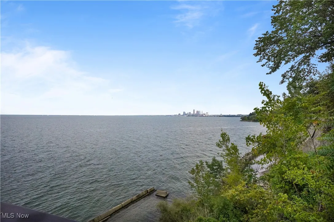 balcony view of cleveland skyline