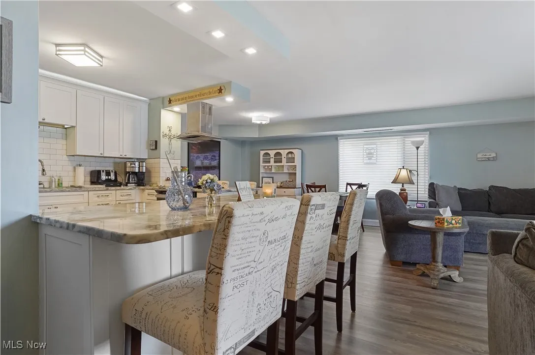 remodeled Kitchen breakfast bar