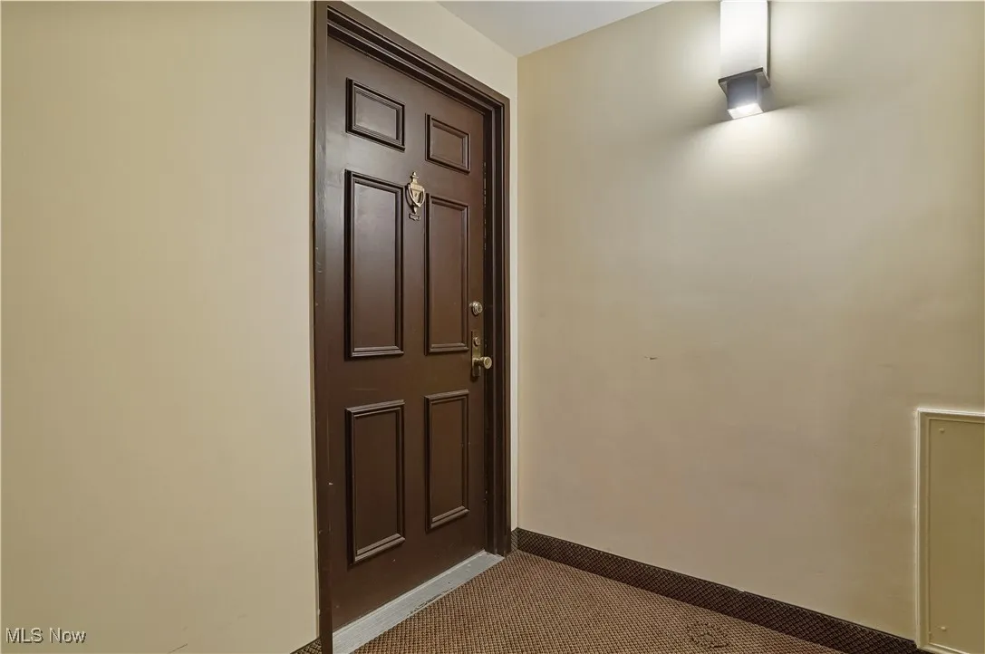 View of entry to unit - end unit