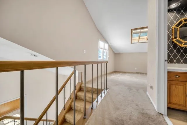 Stairway leading to 2nd floor