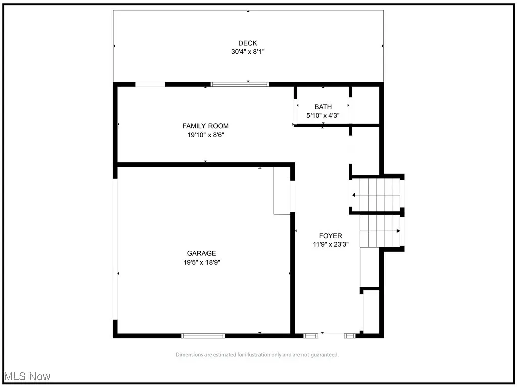 View of room layout