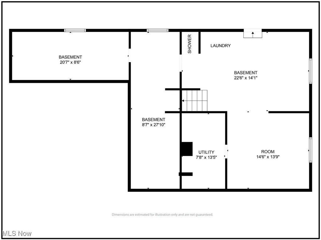 View of room layout