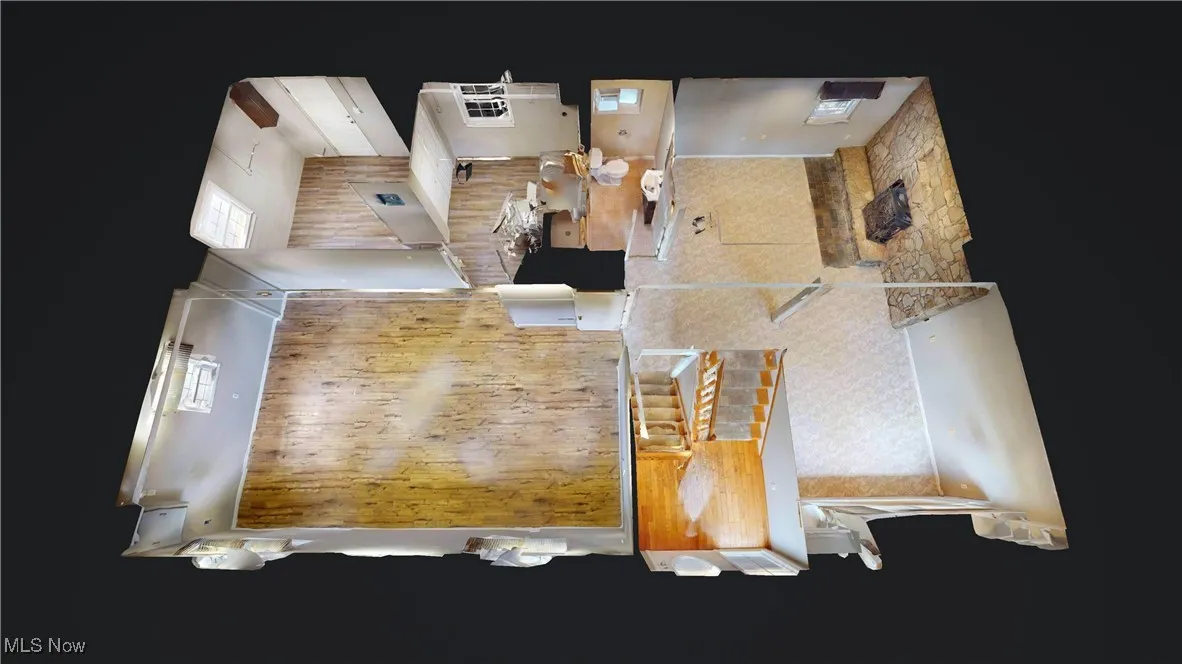 FLOOR PLAN OF DOWNSTAIRS
