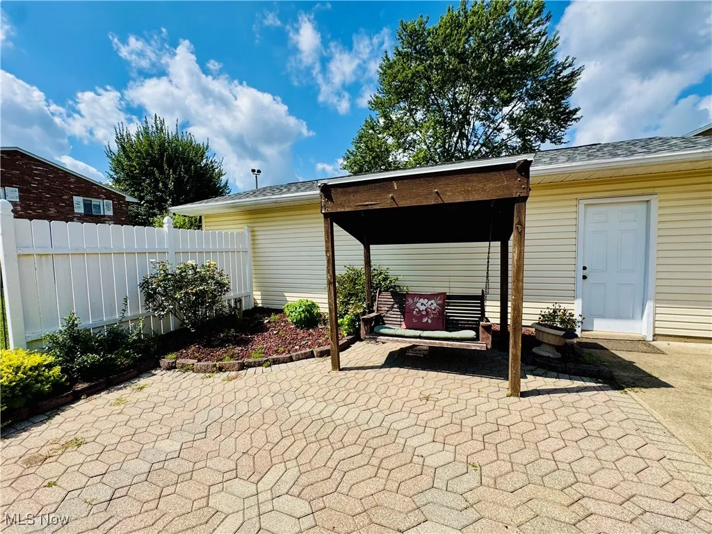 BACK PATIO SWING AREA