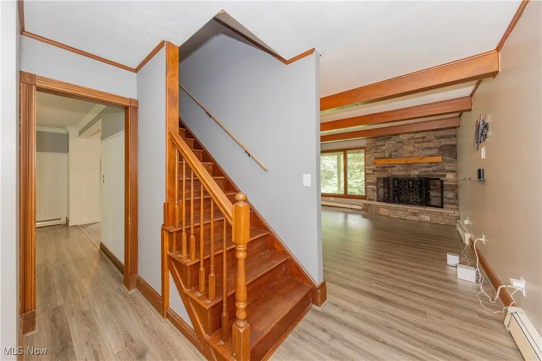 Front entrance with family room beyond