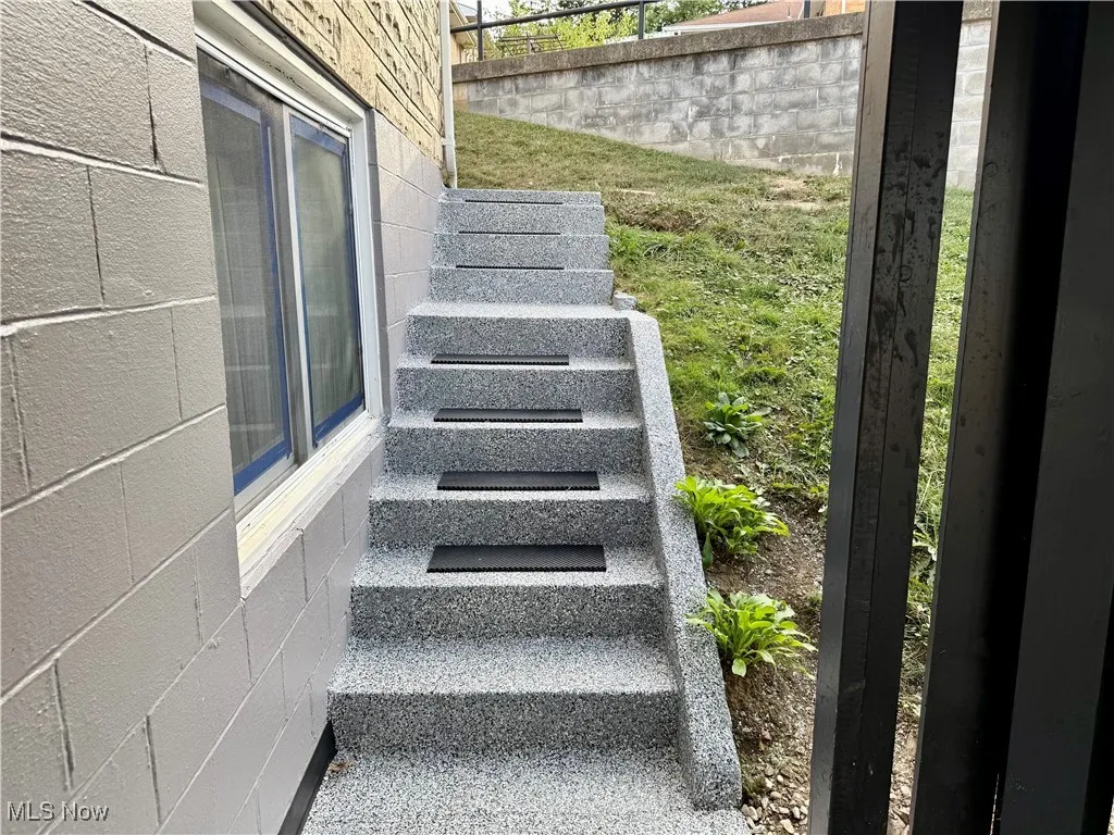 View of stairway
