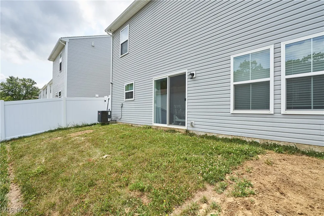 Rear view of property