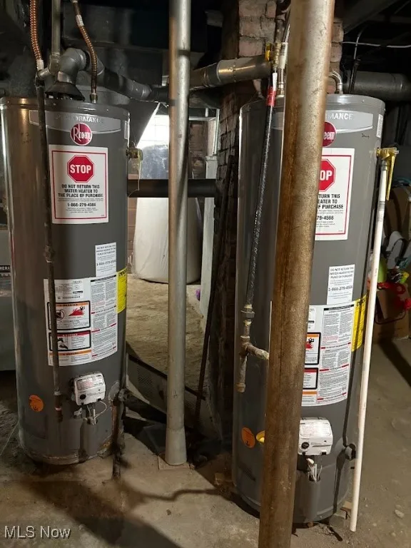 Utilities with water heater