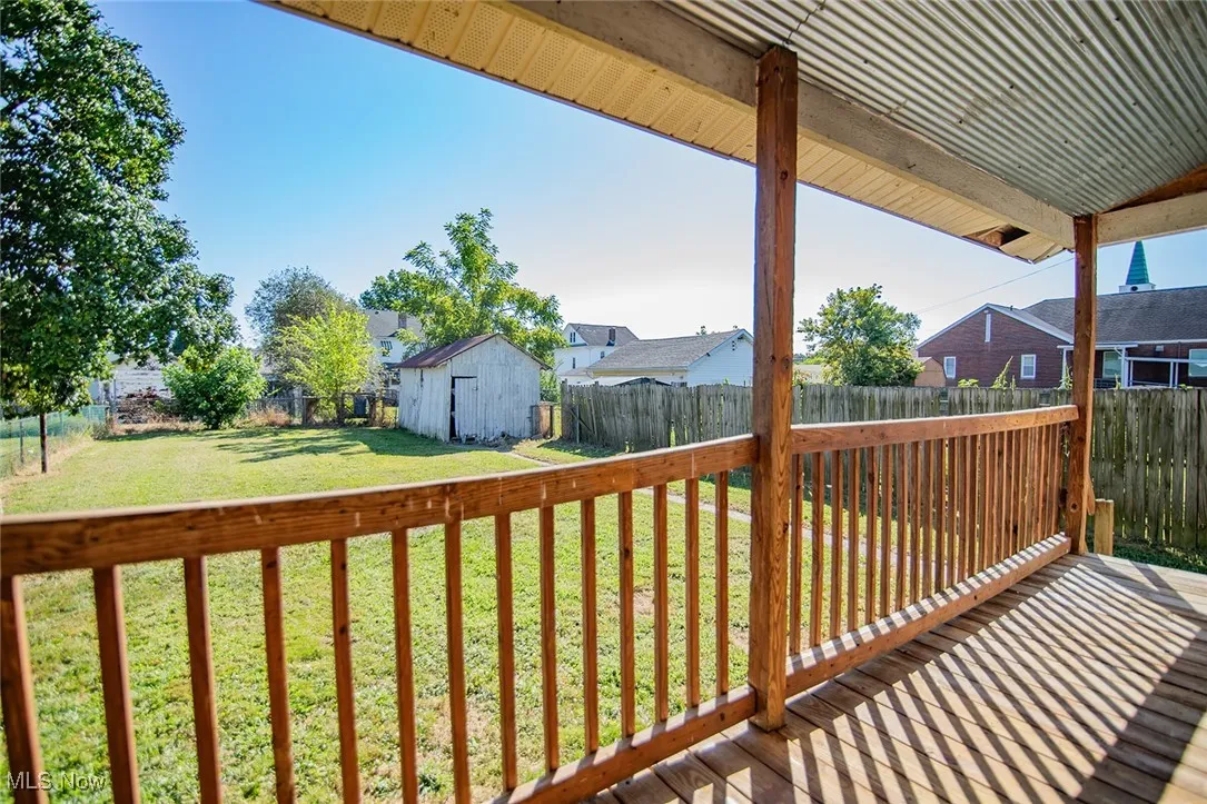 Back covered deck