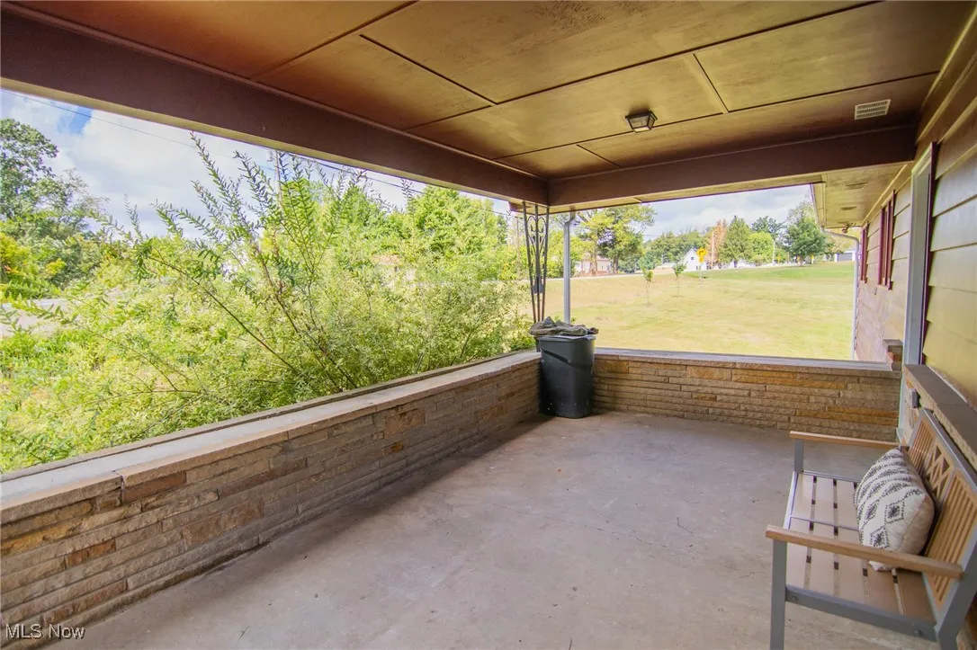 View of patio