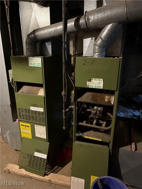 Utilities with heating unit