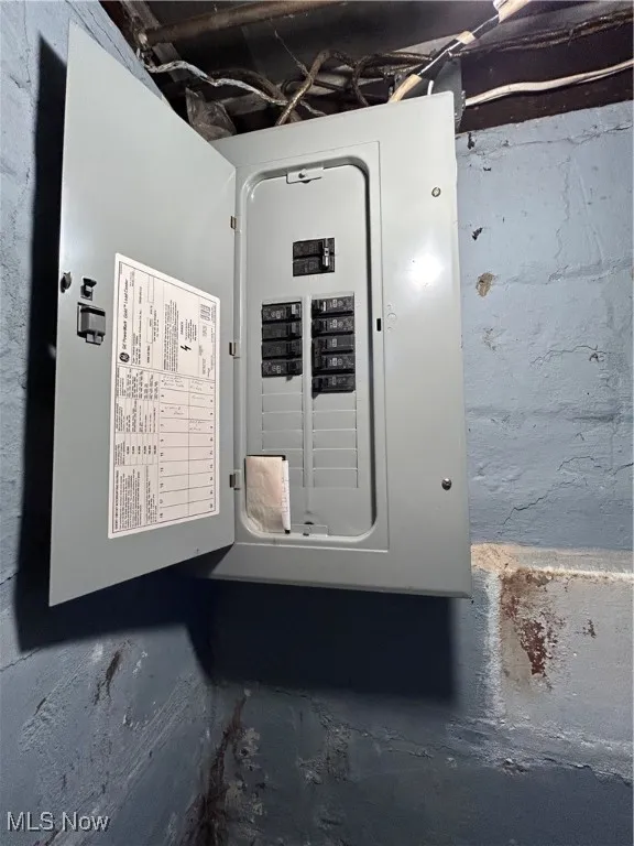 Utility room featuring electric panel