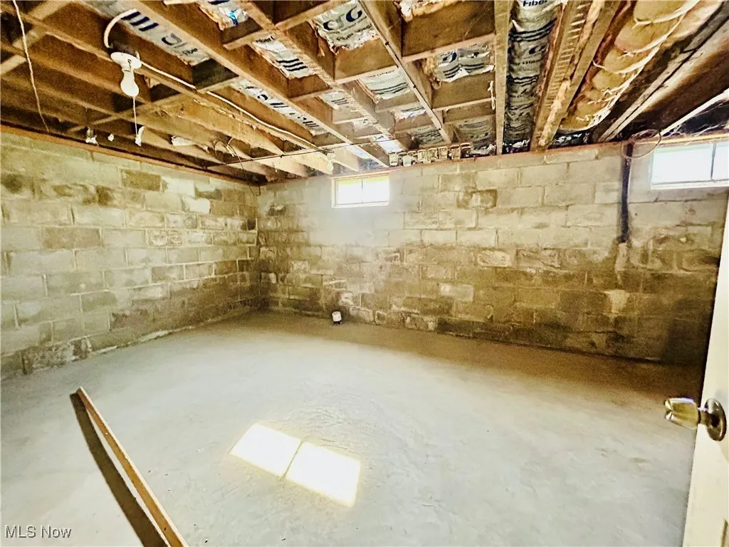 View of basement