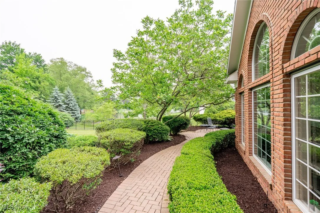 Absolutely beautiully landscaped private backyard.