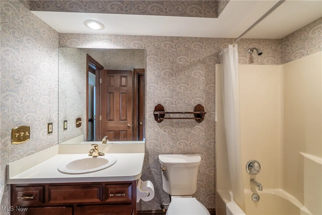 Full bath attached to Office.