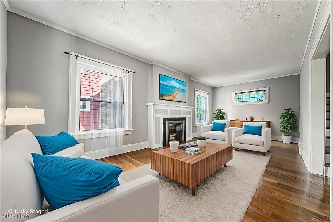 Virtually Staged Living Room