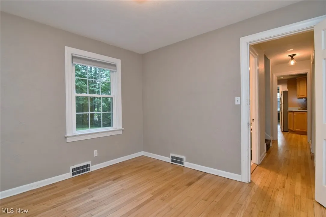 first floor bedroom into hallway