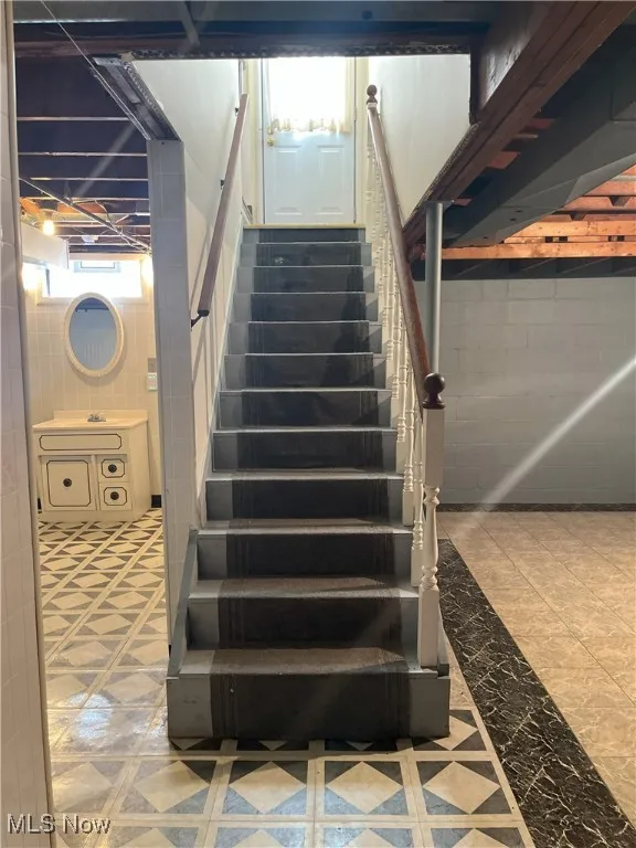 View of stairway