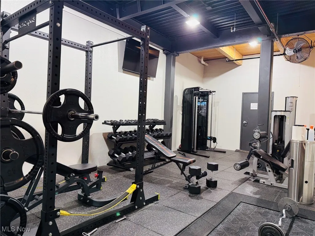 View of exercise area