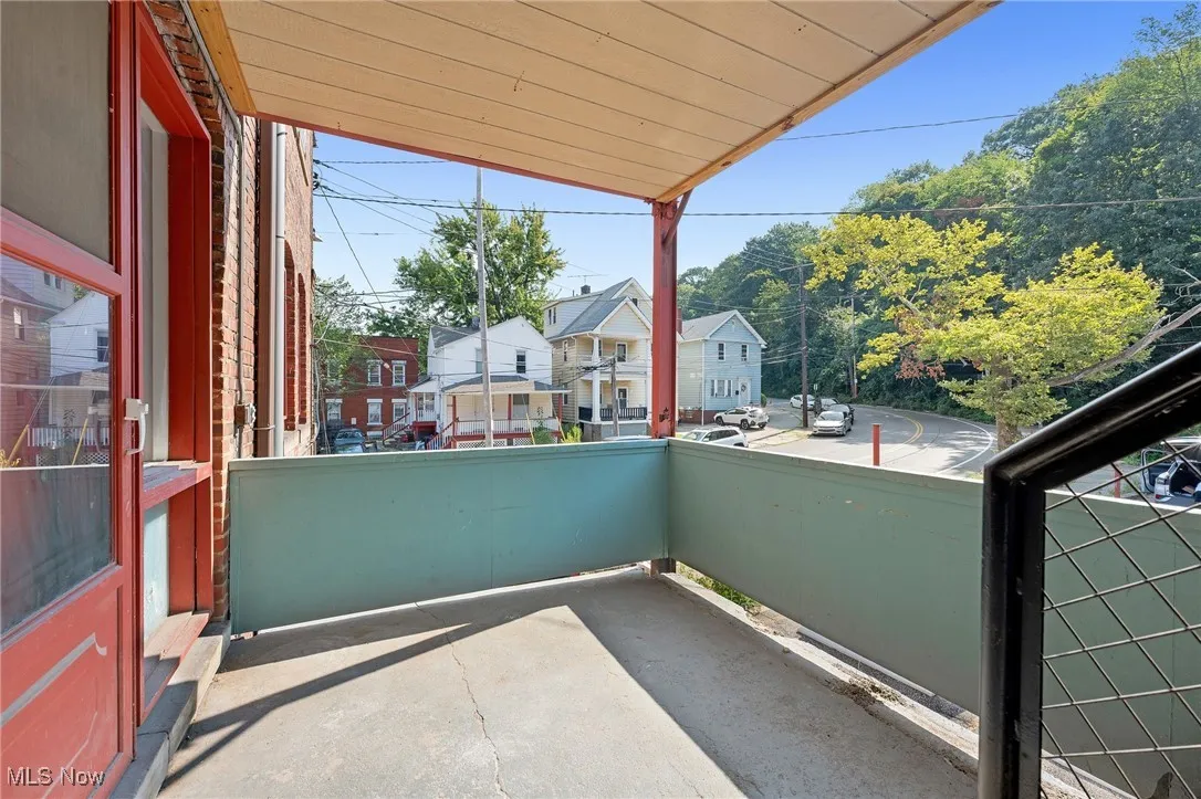Balcony with a residential view