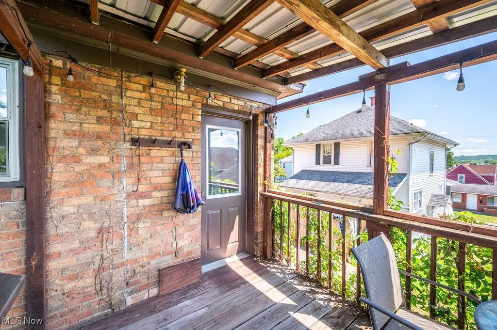 View of deck