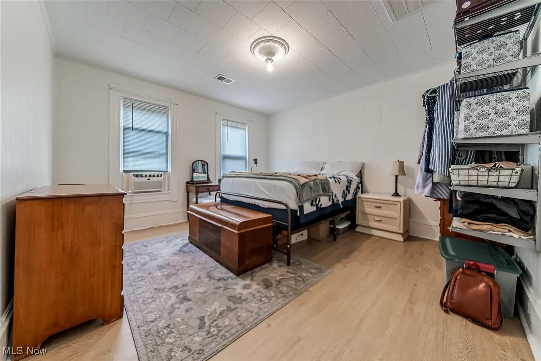 Bedroom featuring light wood-style floors