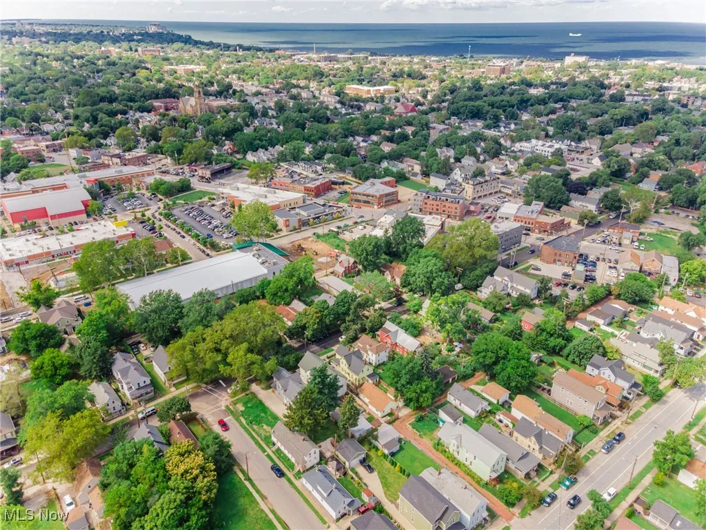 Aerial view of property's location