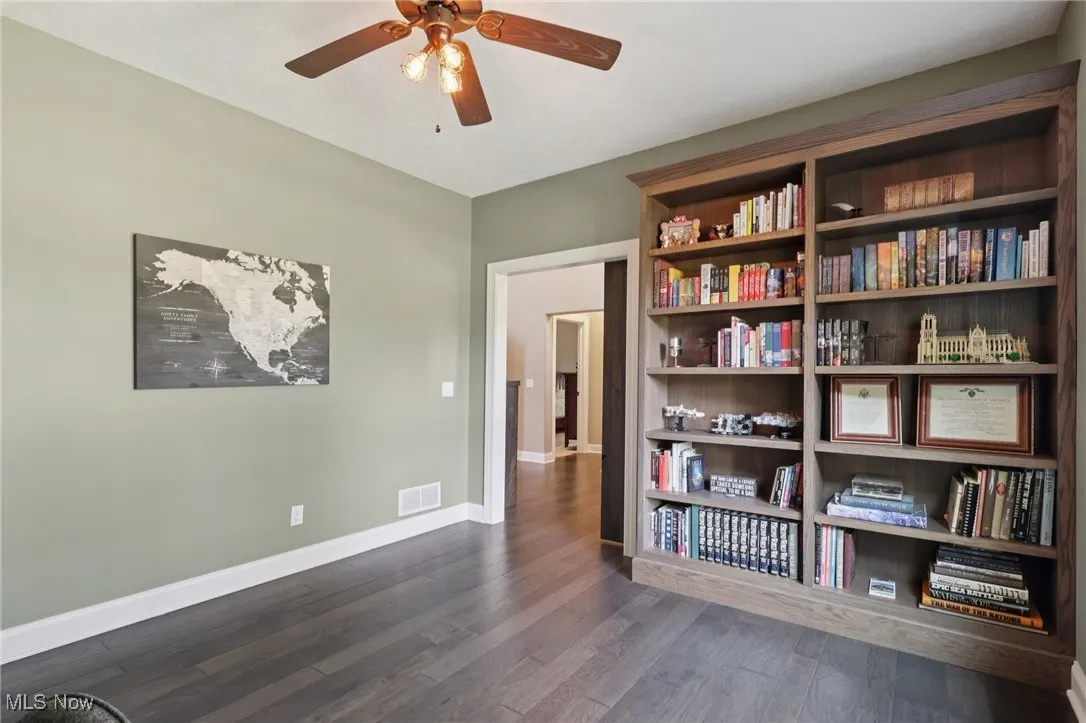 Home Office with Custom Built-Ins