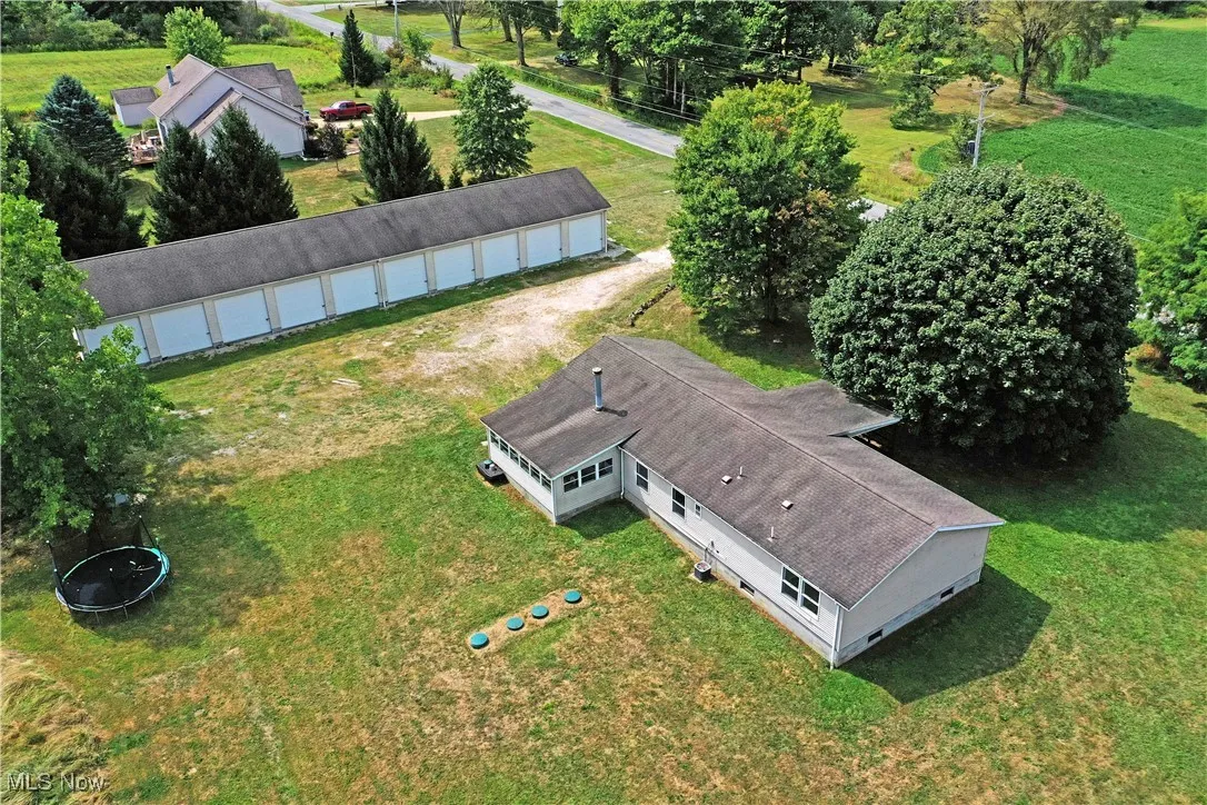 Aerial view of property and surrounding area