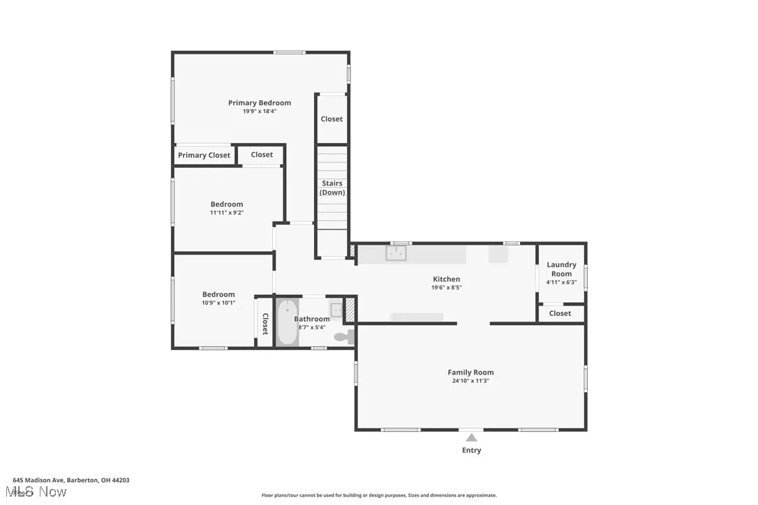 View of room layout