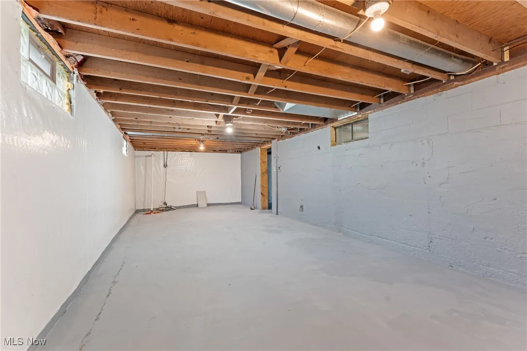 View of basement