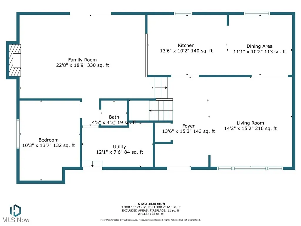 View of room layout