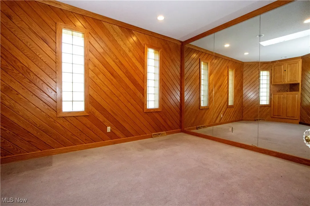 Exercise room off of primary bedroom