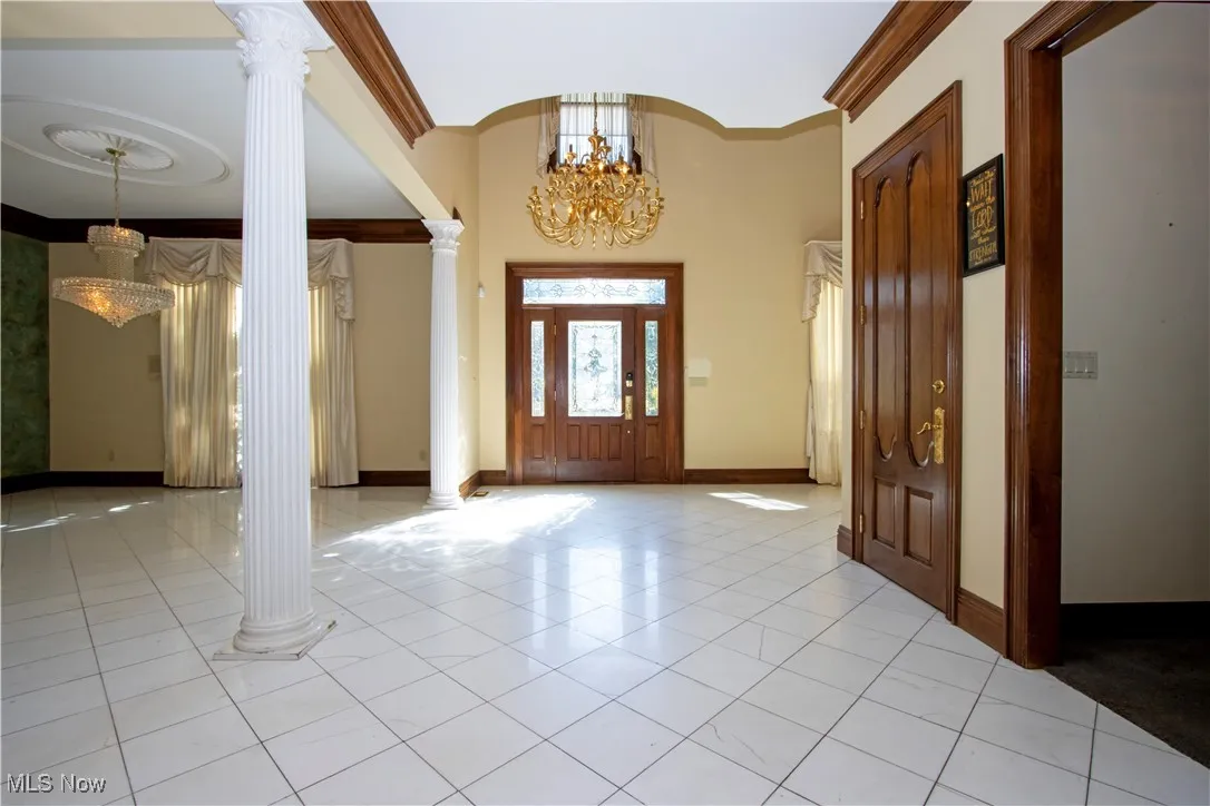 Two story entry