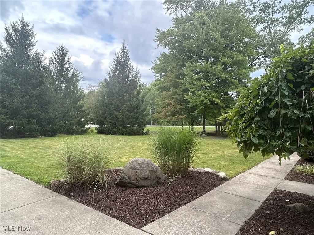 View to street from driveway