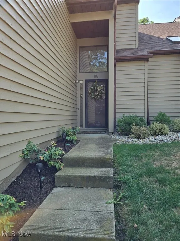 Property Main Front entrance and Landscaping