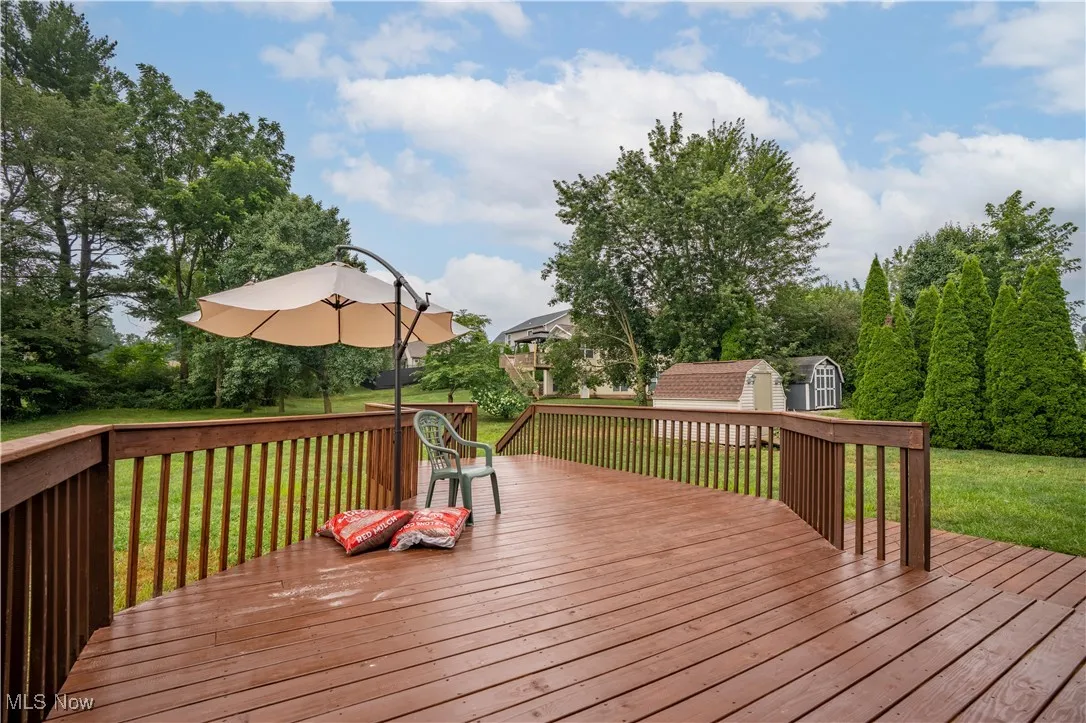 Newly Refinished Deck