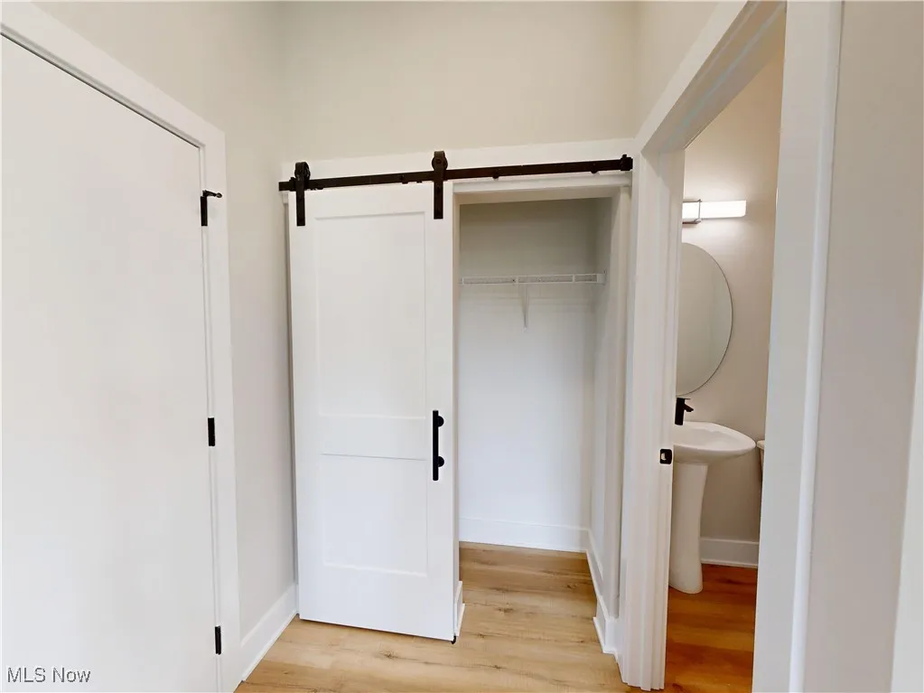 Closet with Barn doors