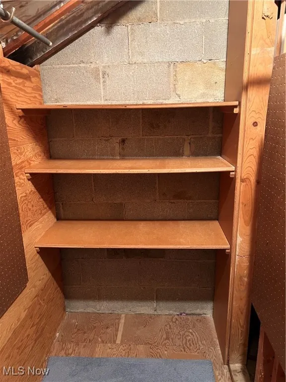 2nd floor storage closet door inside bathroom