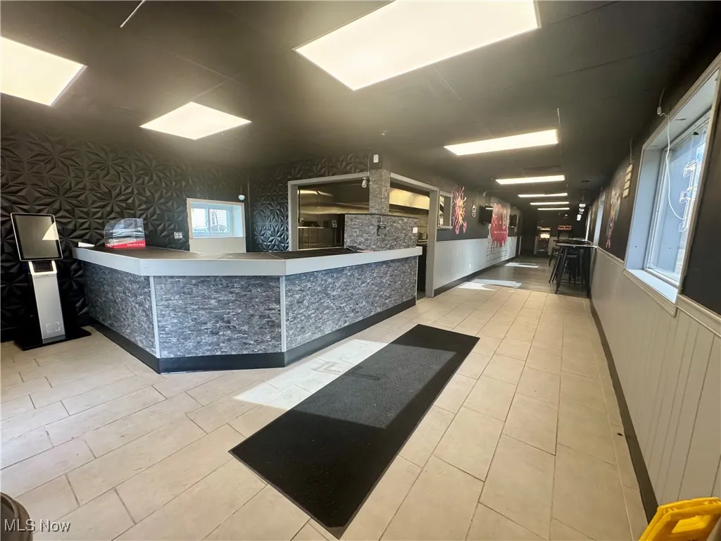 Reception with wainscoting