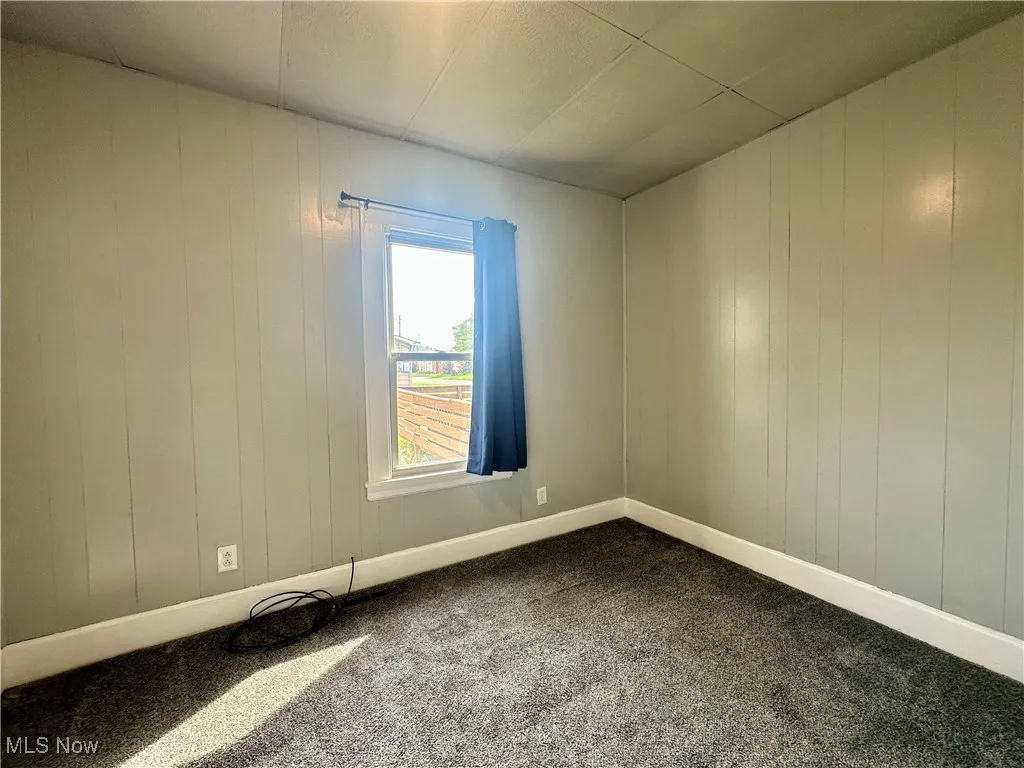 The first of two bedrooms on the main floor.