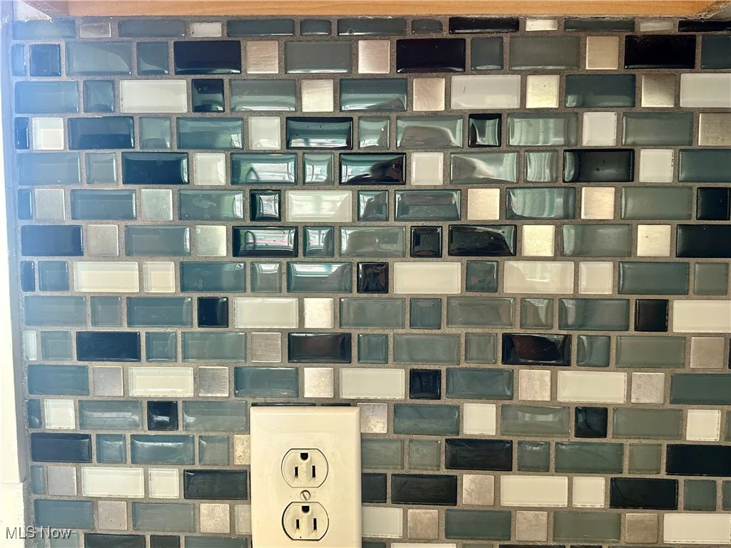Backsplash in the kitchen.