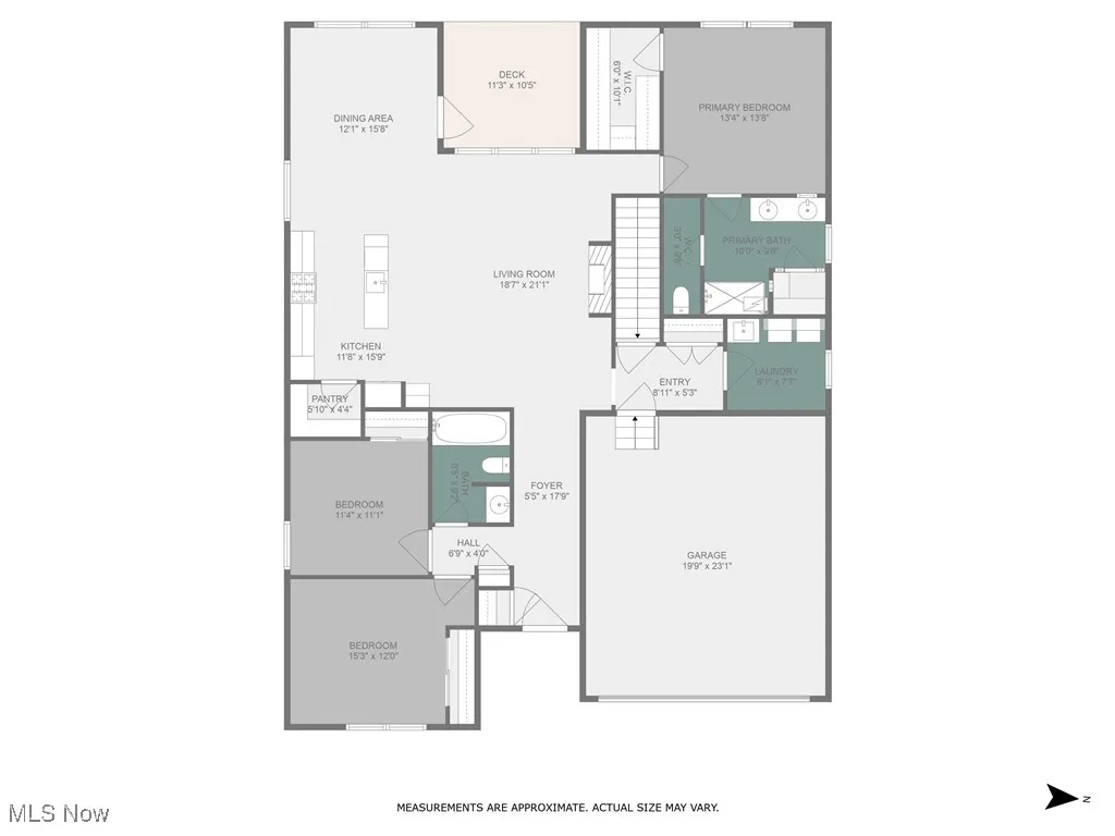 View of room layout