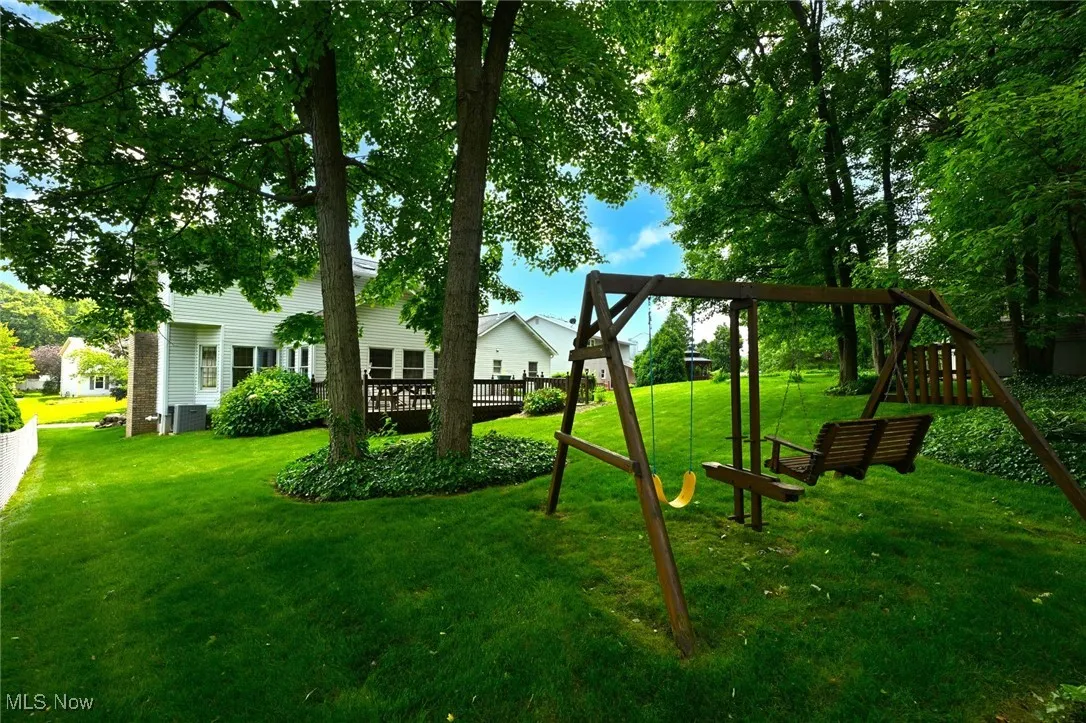 *KID SWING + ADULT SWING IN SHADED AREA OF BACK YARD IS ANOTHER PERFECT WAY TO RELAX AT YOUR NEW GRAND HOME WITH ALL THE SPACE YOU WILL EVER NEED! ~