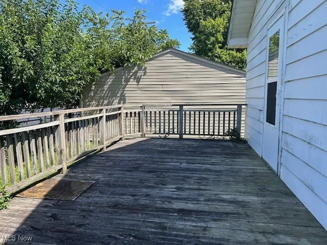 View of deck