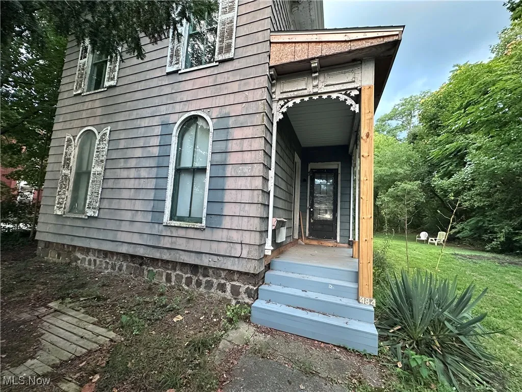 Doorway to property