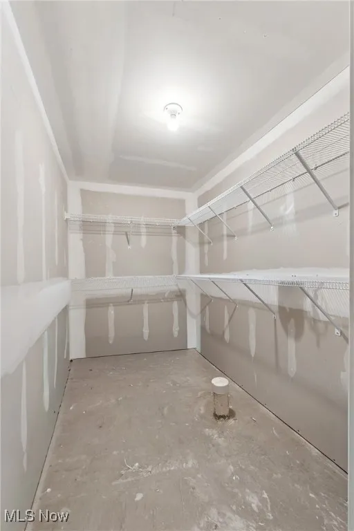 Roughed in bathroom