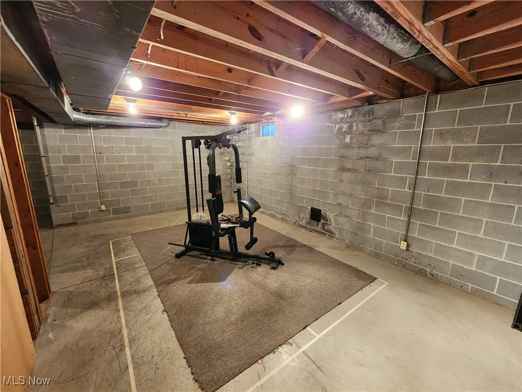 Unfinished basement